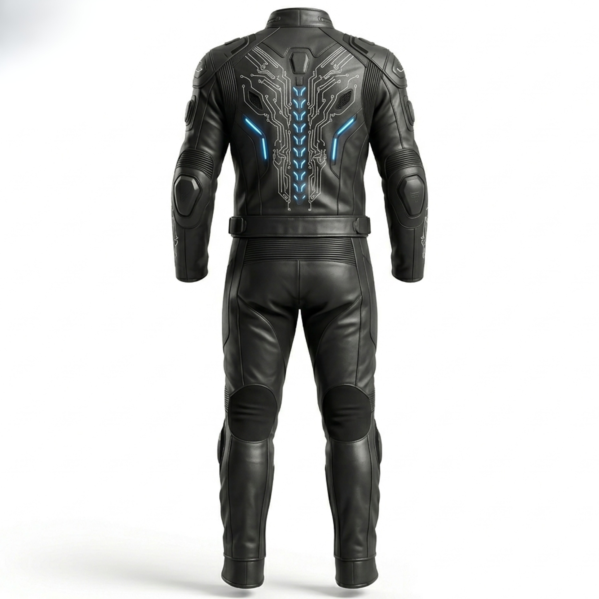 The Neon Syndicate Two-Piece Motorcycle Suit - Image 3