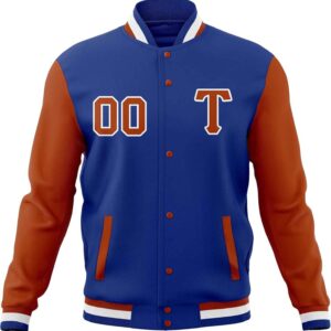 The 'Alpha Star' Leather Varsity Jacket