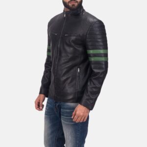 The 'Viper' Striped Racer Jacket