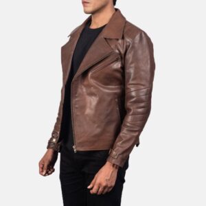 The 'Drifter' Asymmetrical Moto Leather Jacket