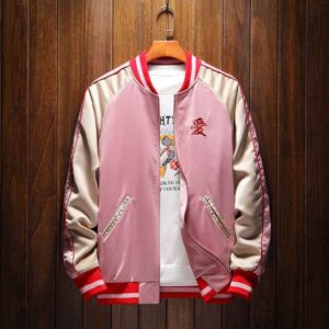 The 'Flamingo Heart' Pastel Sukajan Jacket