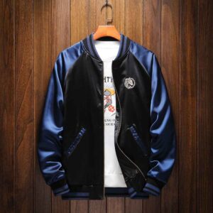 The 'Obsidian Dragon' Premium Sukajan Jacket