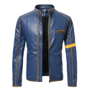 The 'Cardinal' Leather Varsity Jacket