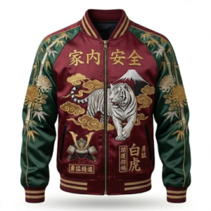 The 'Kyoto Guardian' Twin Tigers Sukajan Jacket