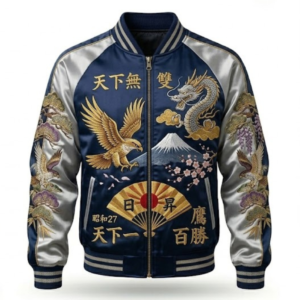 The 'Sky Sovereign 1952' Dragon & Hawk Sukajan Jacket